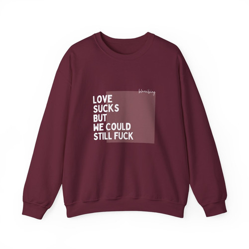 BXH DISCO SUCKS 8oz CREW SWEAT RED 野村訓市 BXH DISCO SUCKS 8oz CREW SWEAT RED 野村訓市