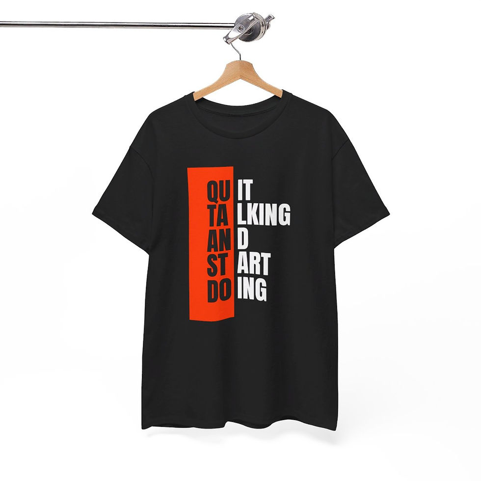 Thumbnail: Motivational Mens Heavy Cotton Tee