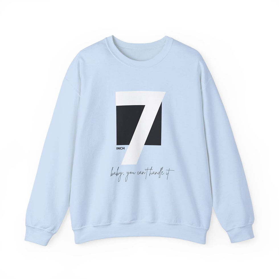 Thumbnail: 7 Inch, Naughty | Unisex Heavy Blend™ Crewneck Sweatshirt