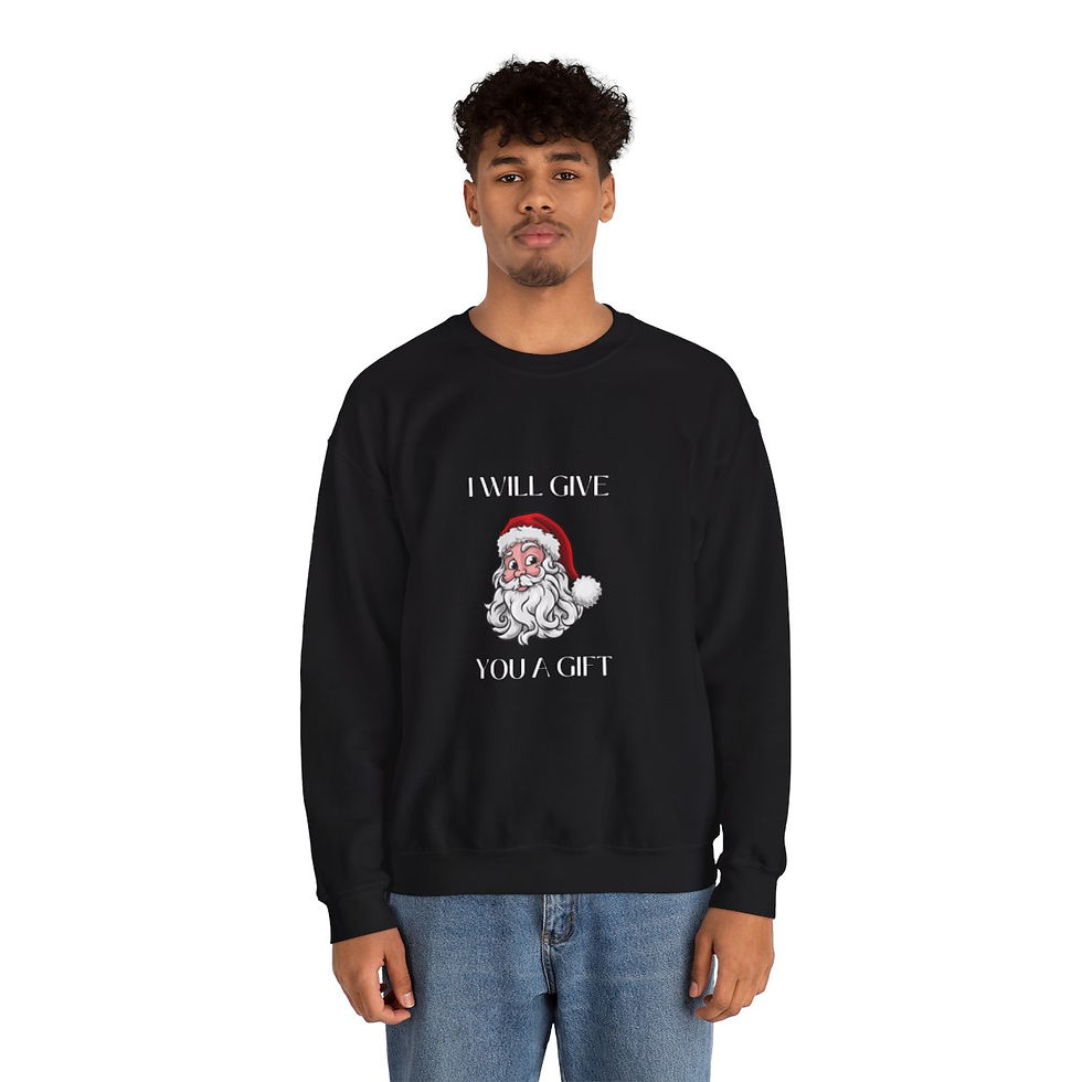 Thumbnail: Santa, I Will Give You A Gift | Unisex Heavy Blend™ Crewneck Sweatshirt