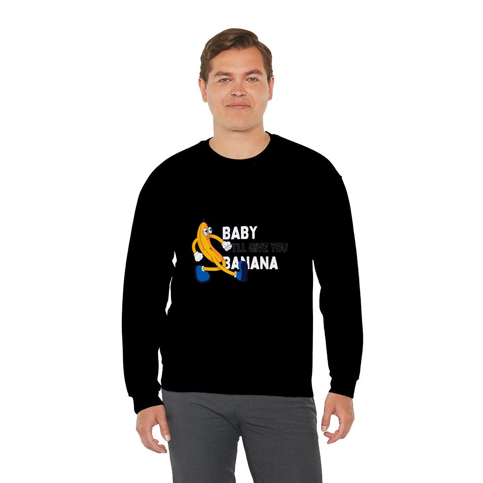 Thumbnail: Naughty Banana | Unisex Heavy Blend™ Crewneck Sweatshirt