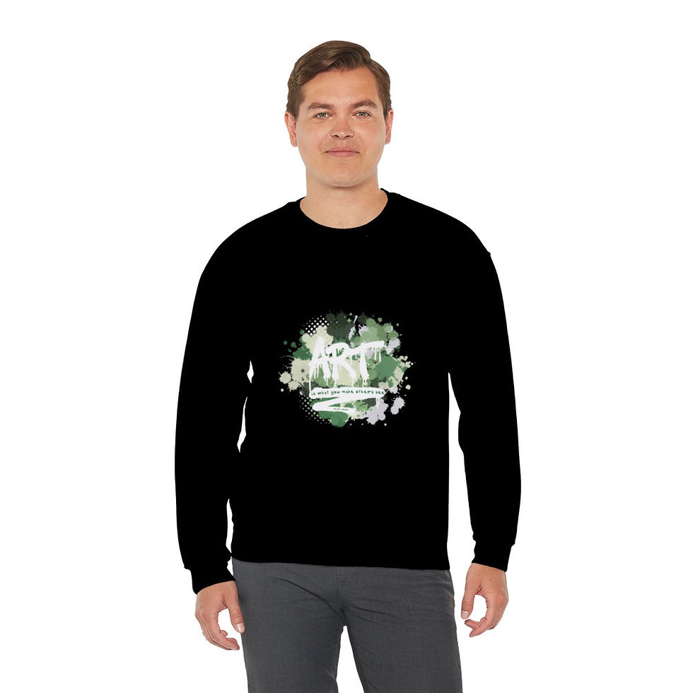 Thumbnail: Green Art | Unisex Heavy Blend™ Crewneck Sweatshirt