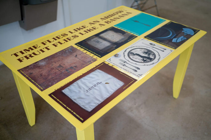 Time flies like an arrow; fruit flies like a banana, installation view 12, Collective 62, 2022.