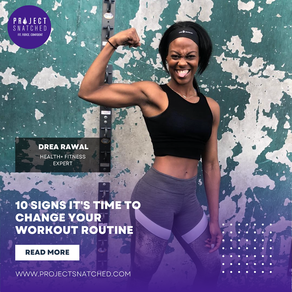 10 Signs It's time to Change Your Workout Routine