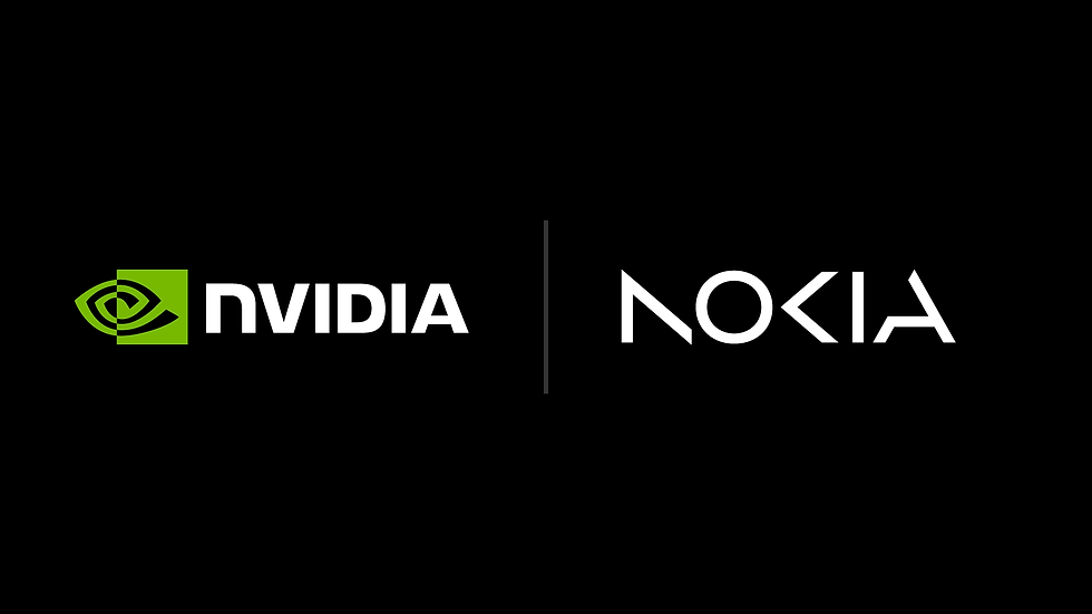 NVIDIA and Nokia logos