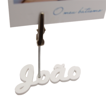 Suporte Nome Acrilico para Fotos - Mod 5