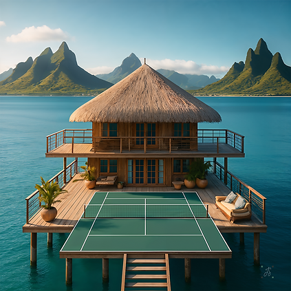 Julie Fratoni, artiste basée à Paris, explore l’art contemporain du tennis à travers des créations IA innovantes.