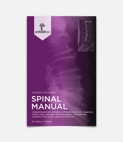 Spinal Manual Textbook | ProHealthSys AU