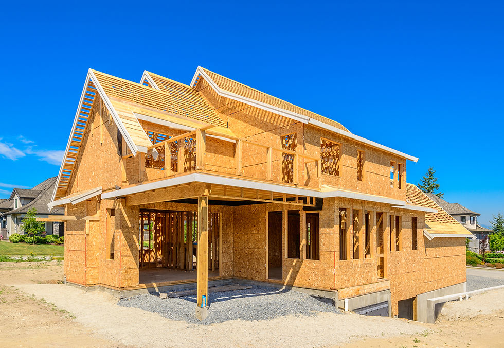 A new home under construction in Vancouv