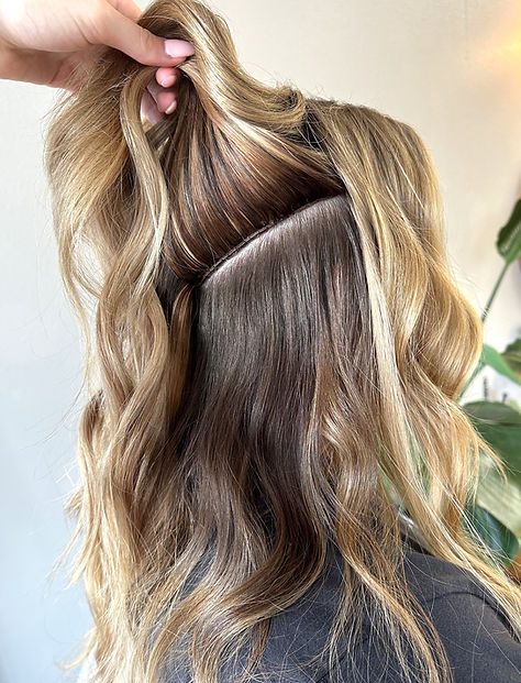 hair extension flip up