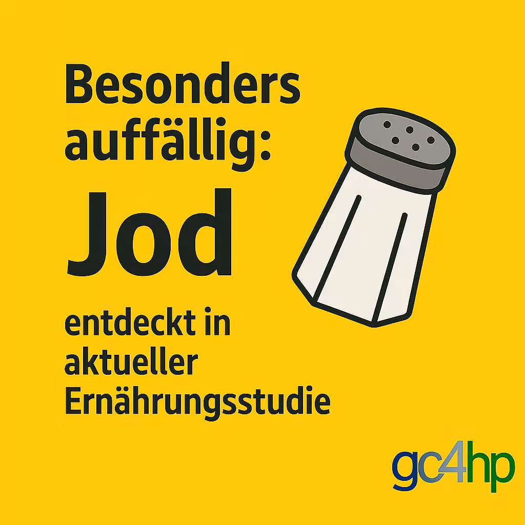 Infografik - mit Salzstreuer als Icon: Jod ist besonders auffällig