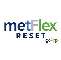 Logo der Metflex Reset Methode von Gesundheitscoach für High Performer - Metabolische Flexibilität wiederherstellen und Energie wiedergewinnen