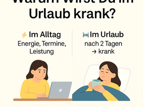 Im Urlaub krank? Stress, Cortisol und Müdigkeit erklärt