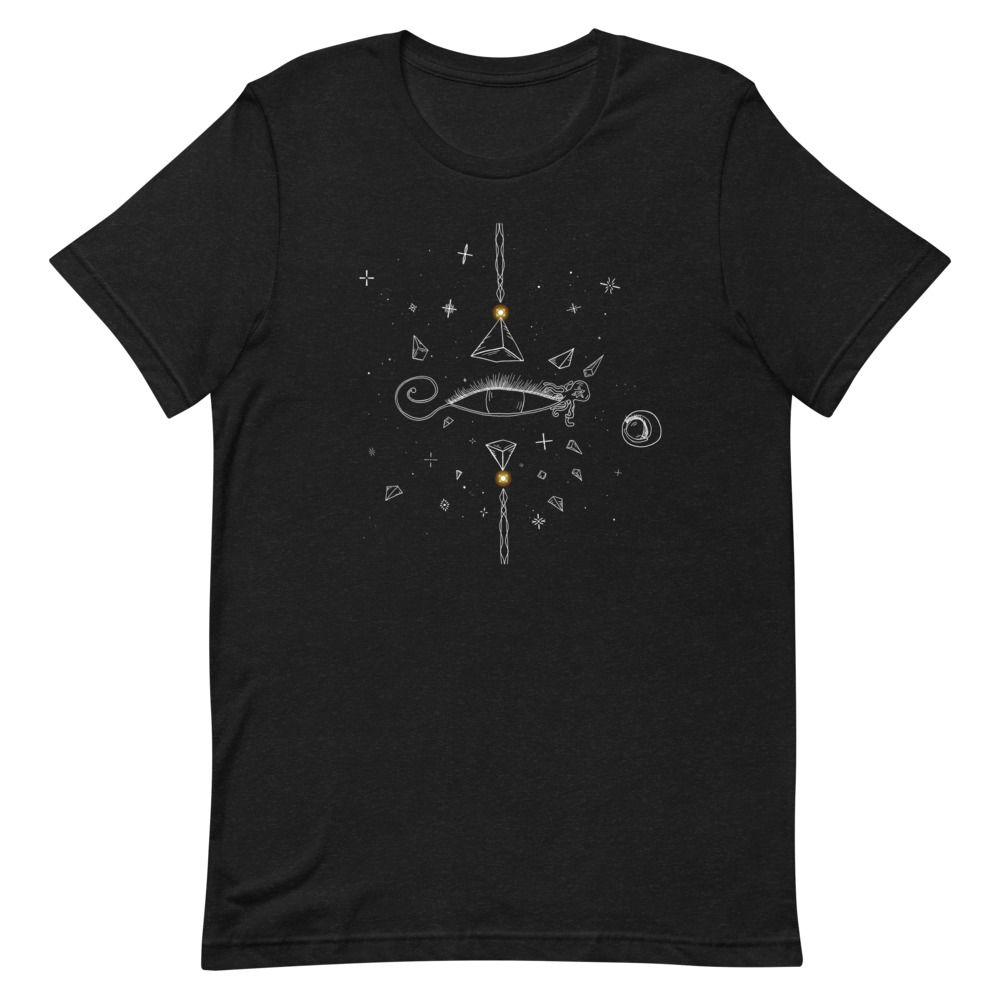 "Ancient Astral Eye" T-Shirt White Outline (Various Colors)