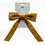 Thumbnail: Gold Velvet Hair Bow with Tails