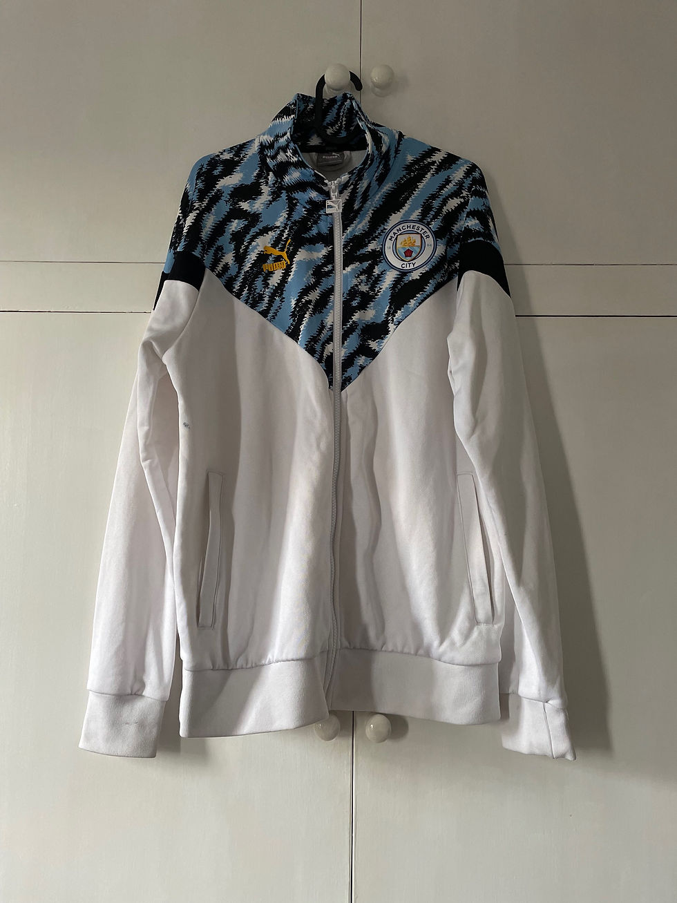 Thumbnail: 2021-22 Manchester City Pre Match Jacket (Excellent) XL