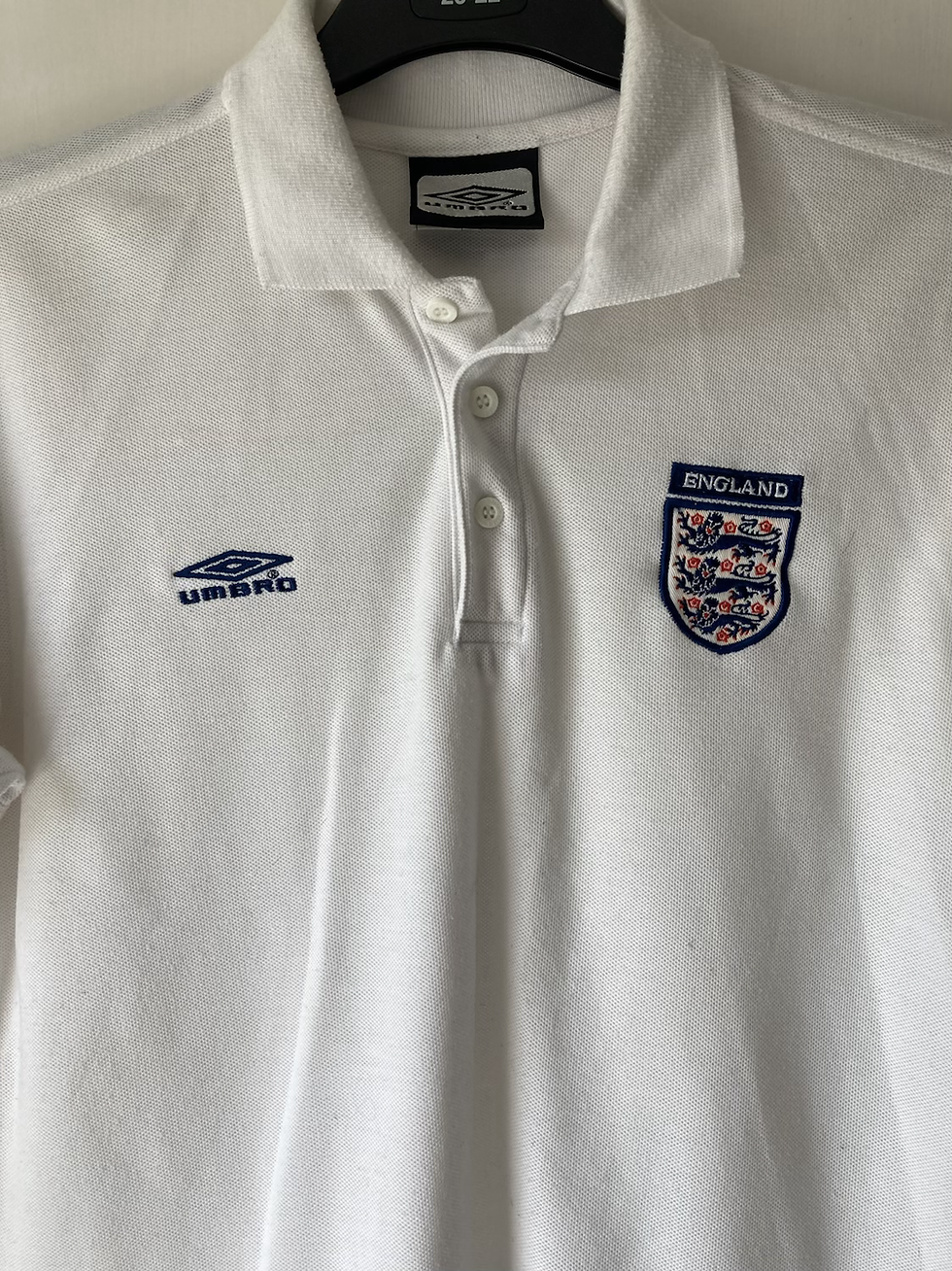 Thumbnail: 1999-01 England Umbro Polo T-Shirt (Very Good) S