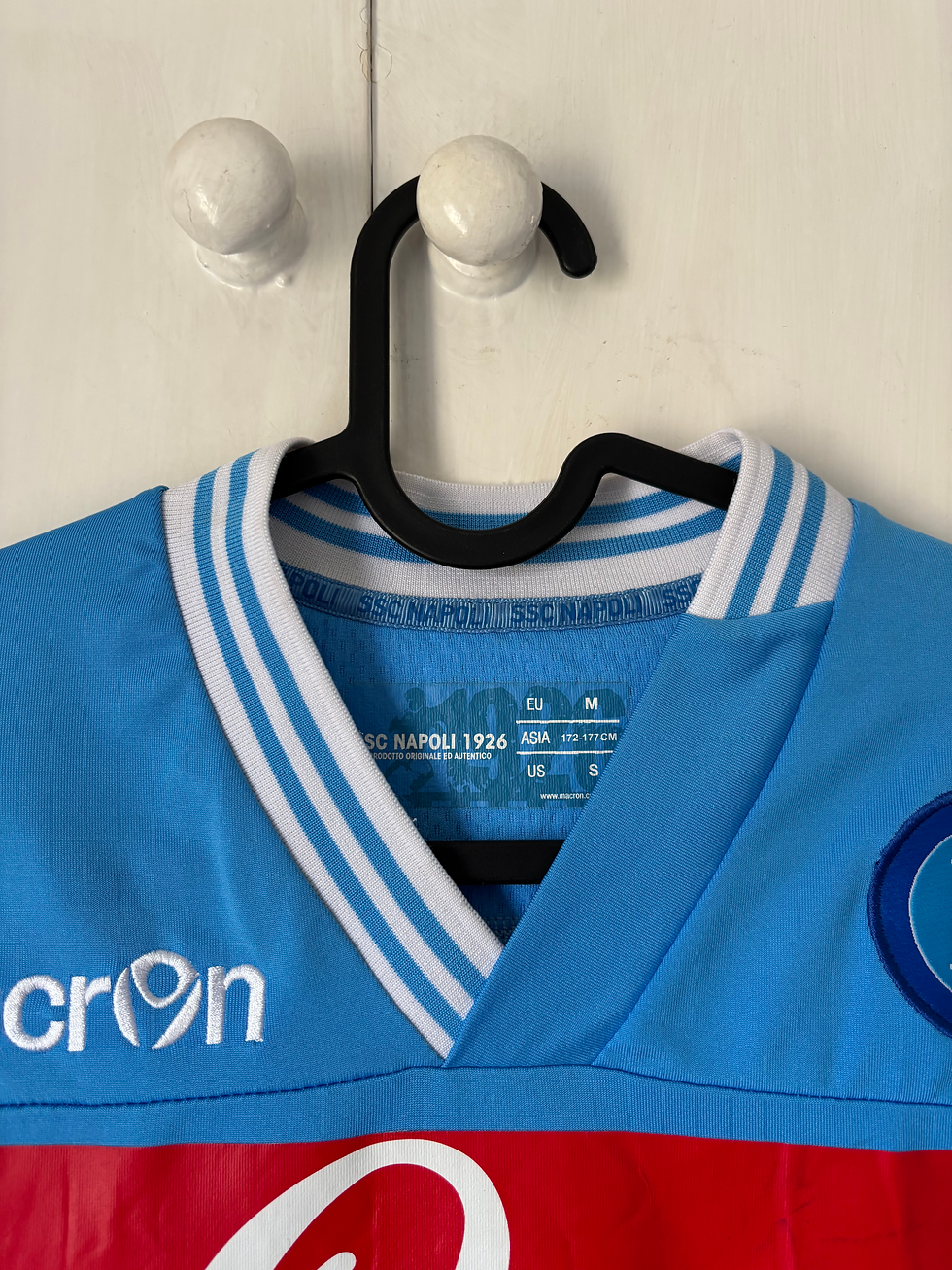 Thumbnail: 2012-13 Napoli Player Issue Home L/S Shirt #17 (Excellent) M