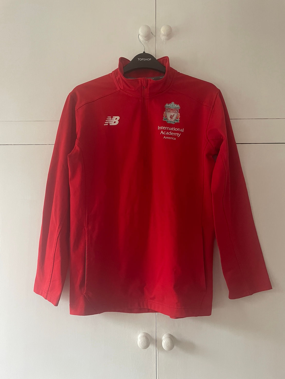 2019-20 Liverpool 1/2 Zip Training Top (Excellent) S