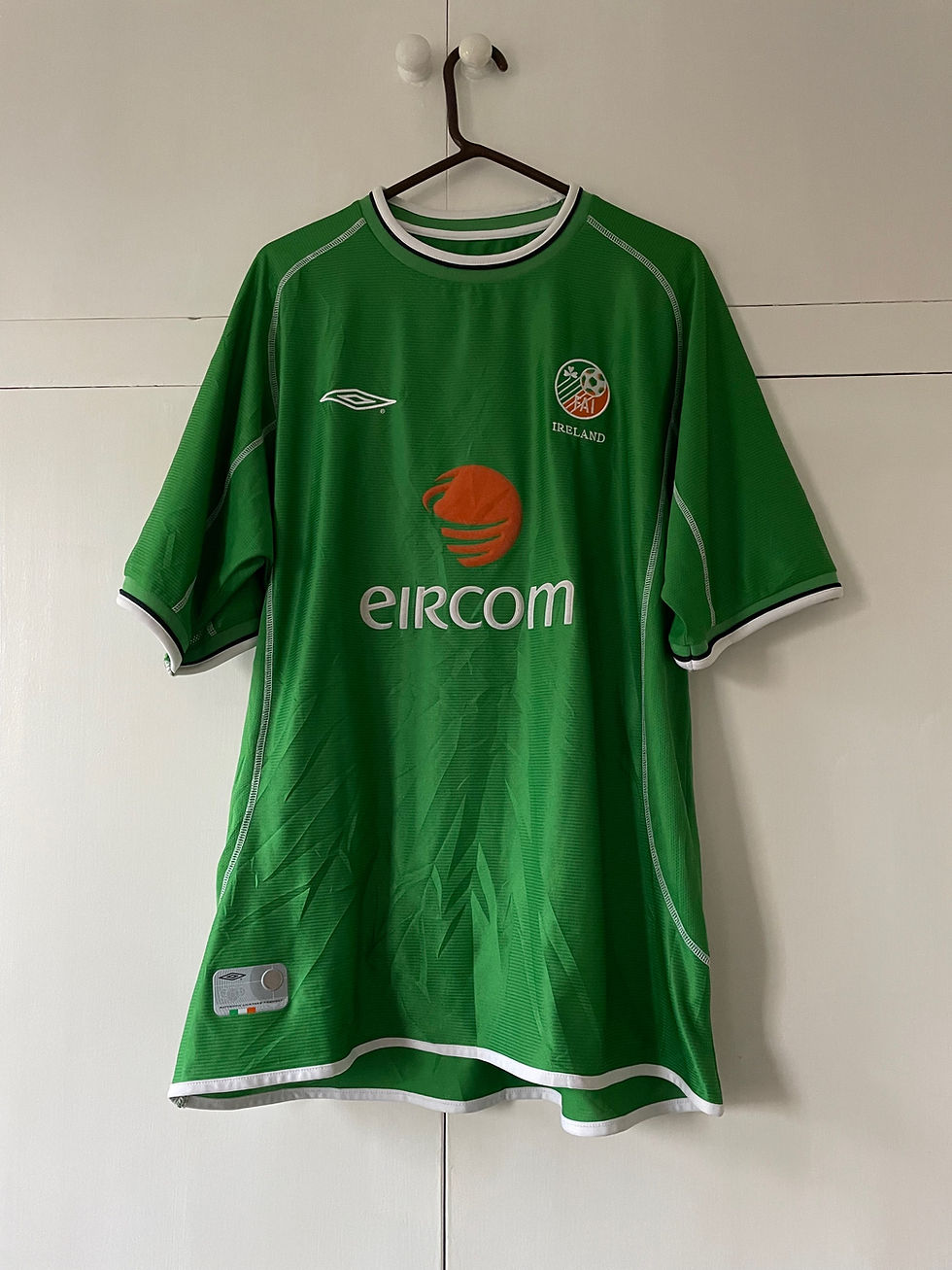 Thumbnail: 2001-03 Ireland Home Shirt (Excellent) XL