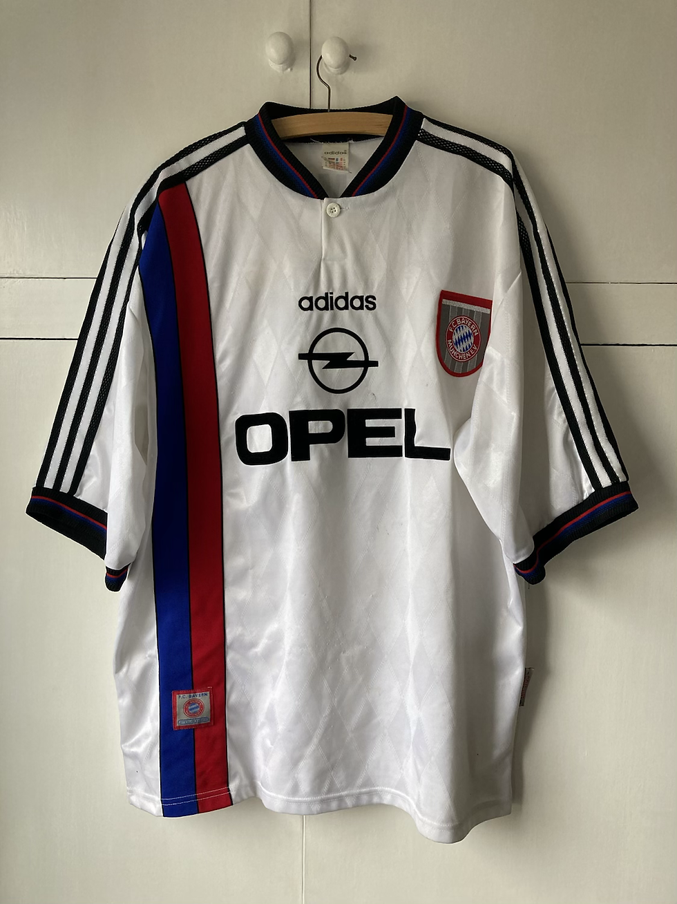 Thumbnail: 1995-97 BAYERN MUNICH AWAY SHIRT ZIEGE #17 (EXCELLENT) XL