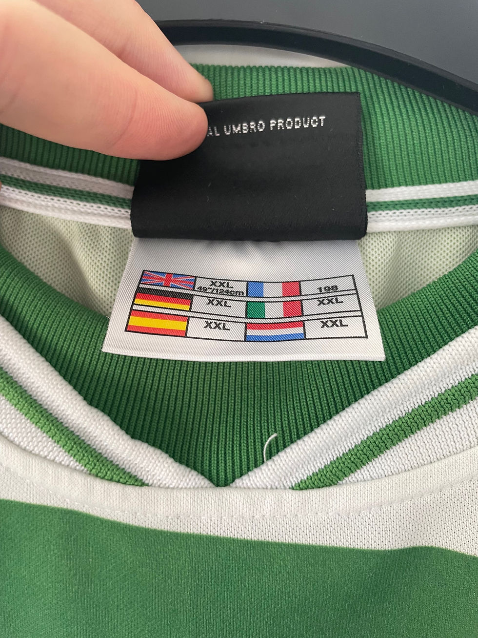 Thumbnail: 1999-01 Celtic Home Shirt (Excellent) XXL
