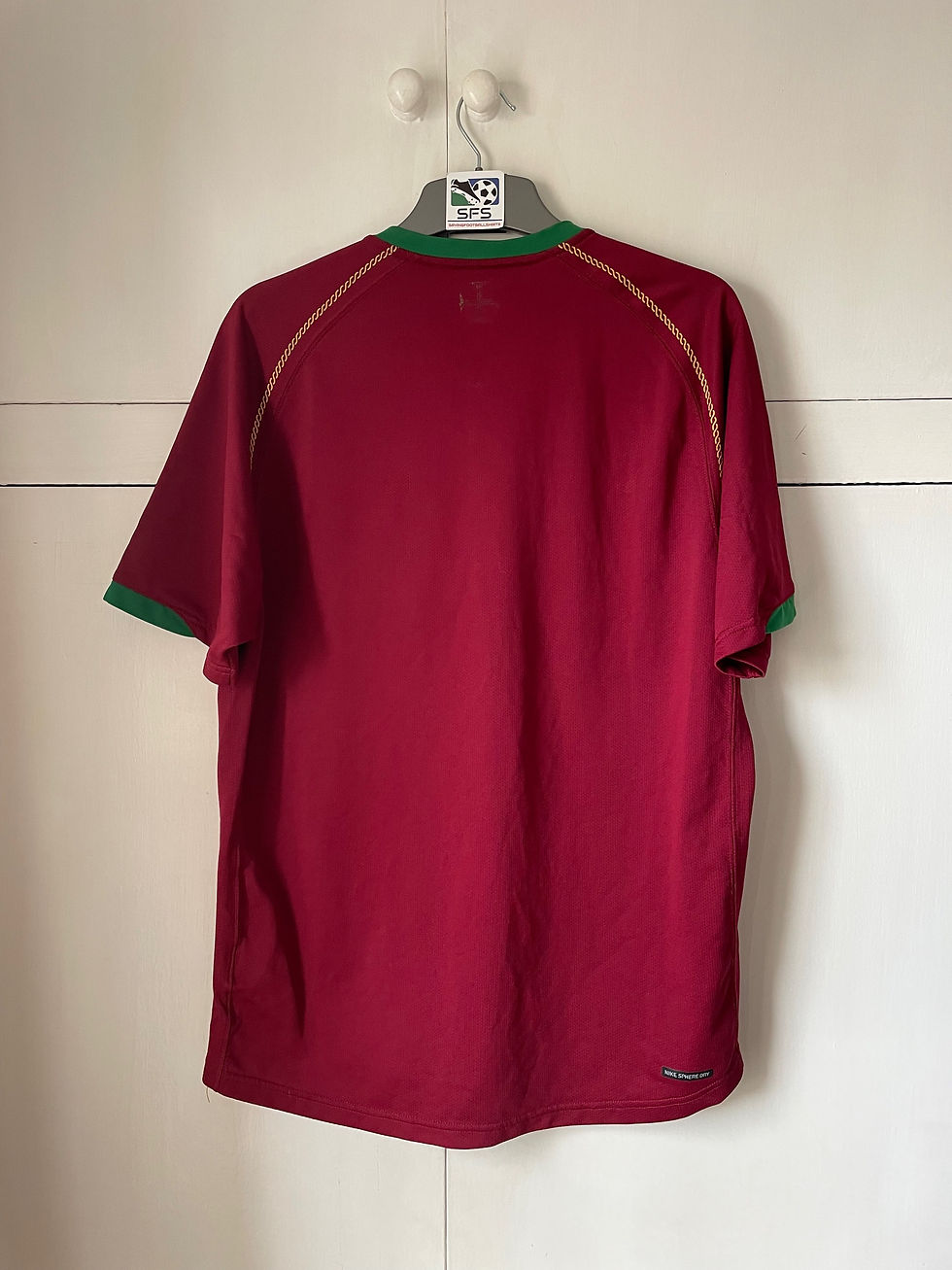 Thumbnail: 2006-08 Portugal Home Shirt (Excellent) M