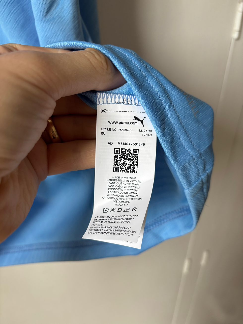 Thumbnail: 2019-20 Manchester City Home L/S Shirt *BNWT* XL