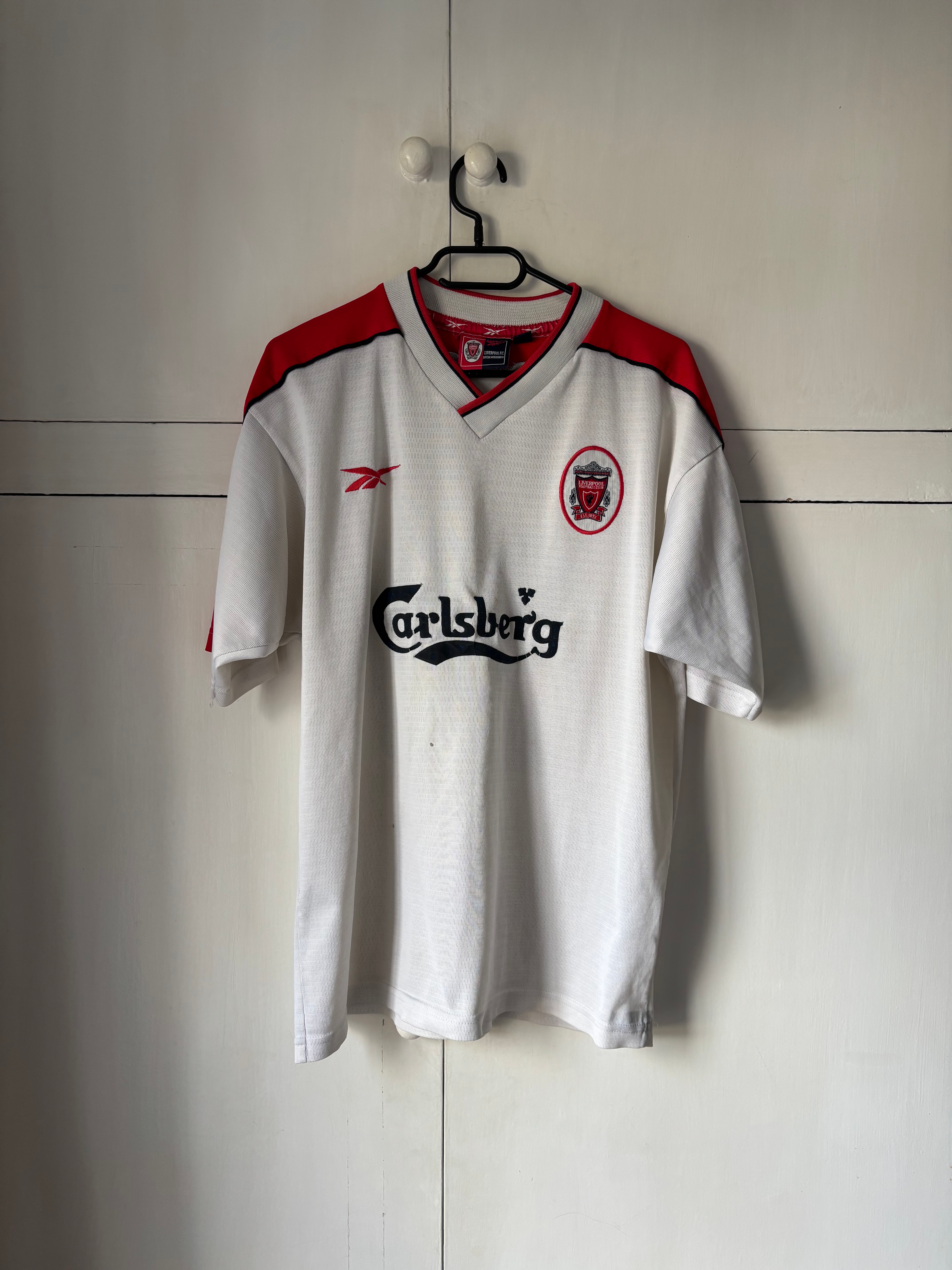 1998-99 Liverpool Away Shirt GERRARD #28 (Good) M