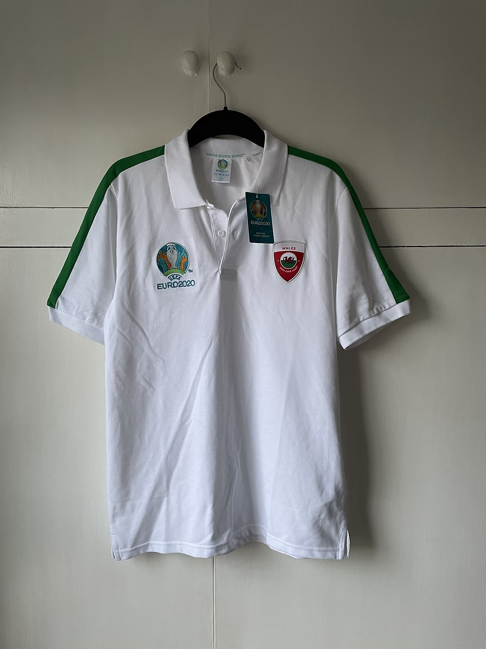 UEFA Euro 2020 Wales Official Fan Polo Shirt *BNWT* M