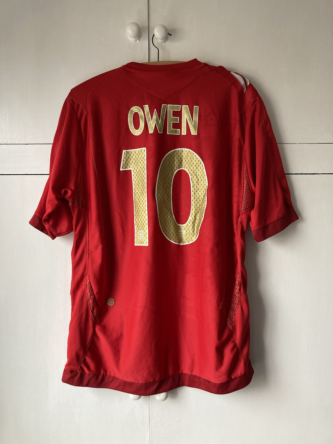 2006-08 ENGLAND AWAY SHIRT OWEN #10 (EXCELLENT) L