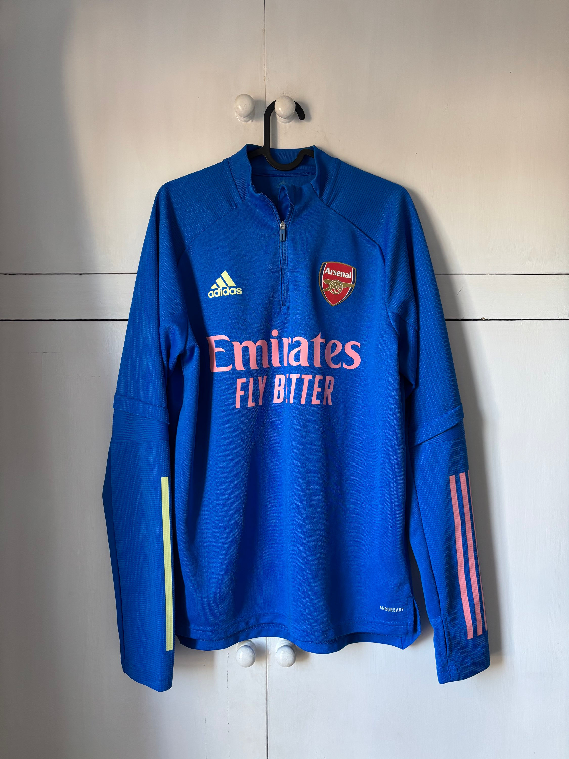 2020-21 Arsenal adidas 1/4 Zip Training Top (Very Good) M