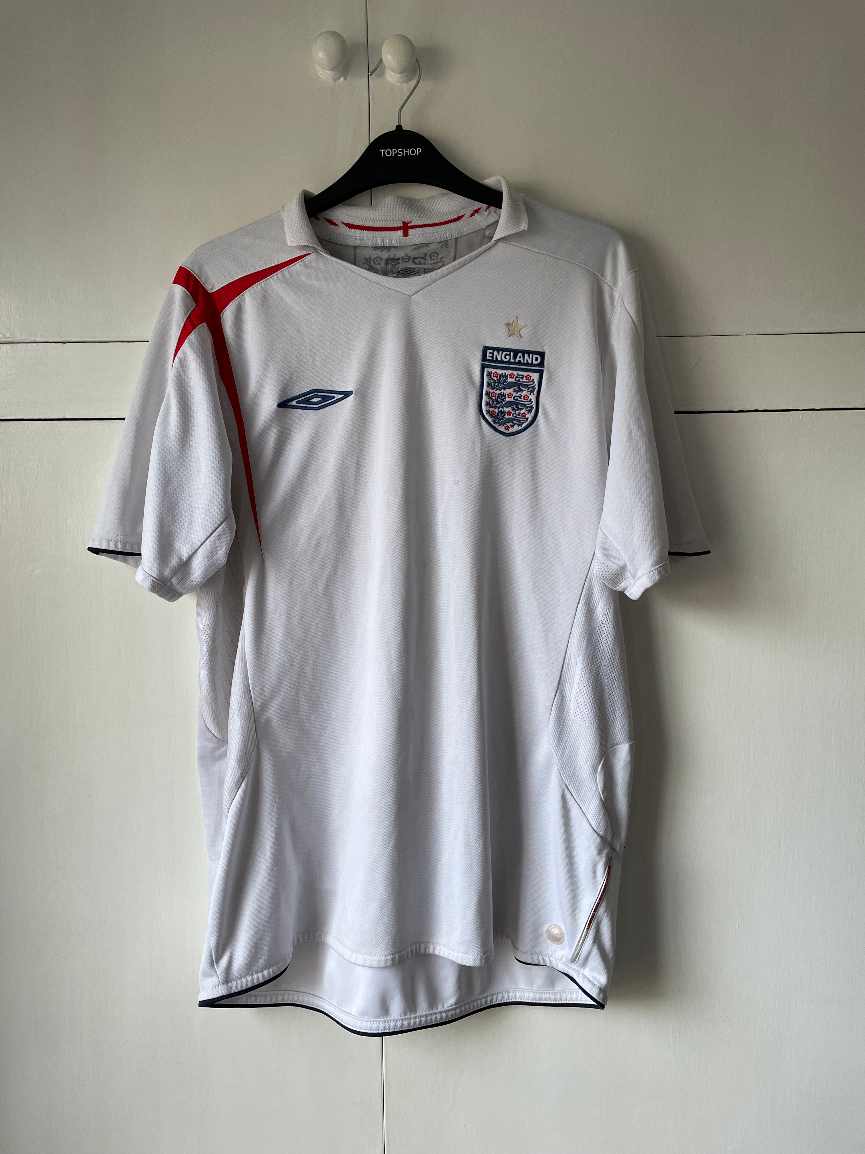 2005-07 England Home Shirt (Good) L