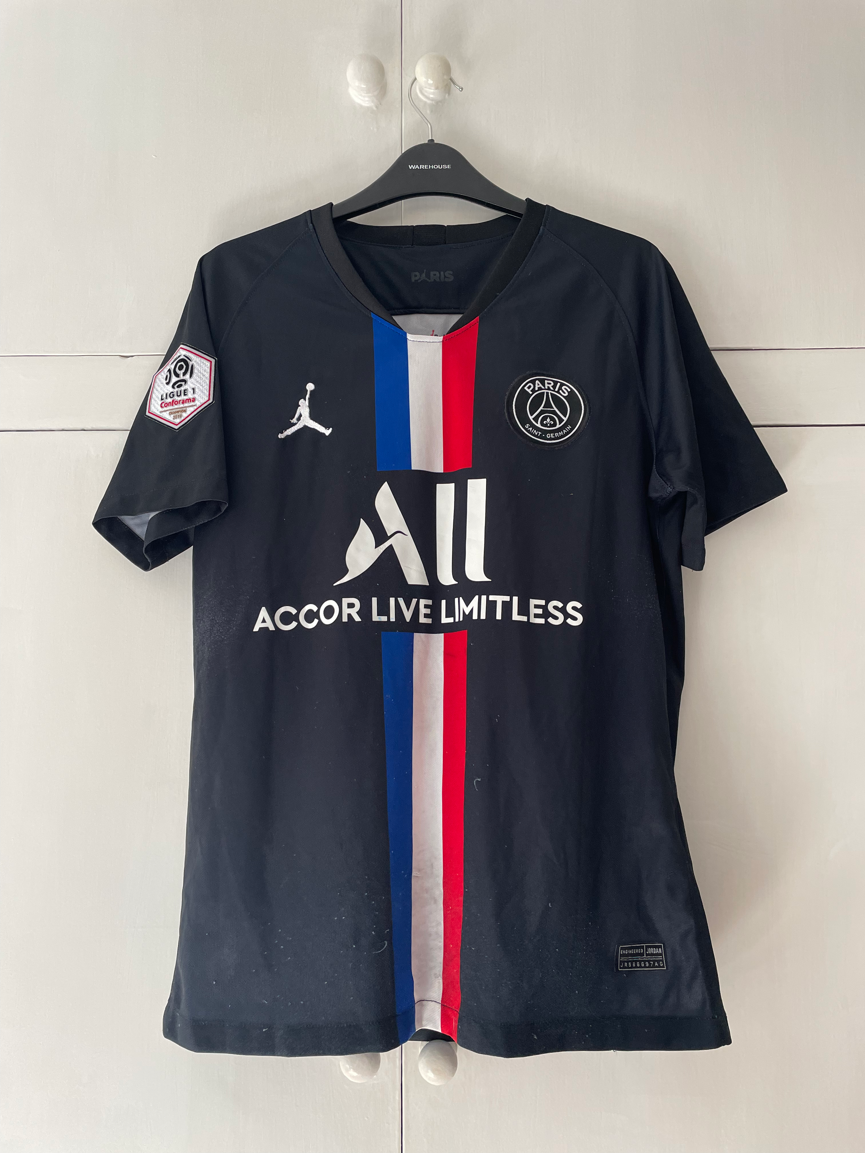 2019-20 Paris Saint-Germain Fourth Shirt #10 NEYMAR JR (Good) S