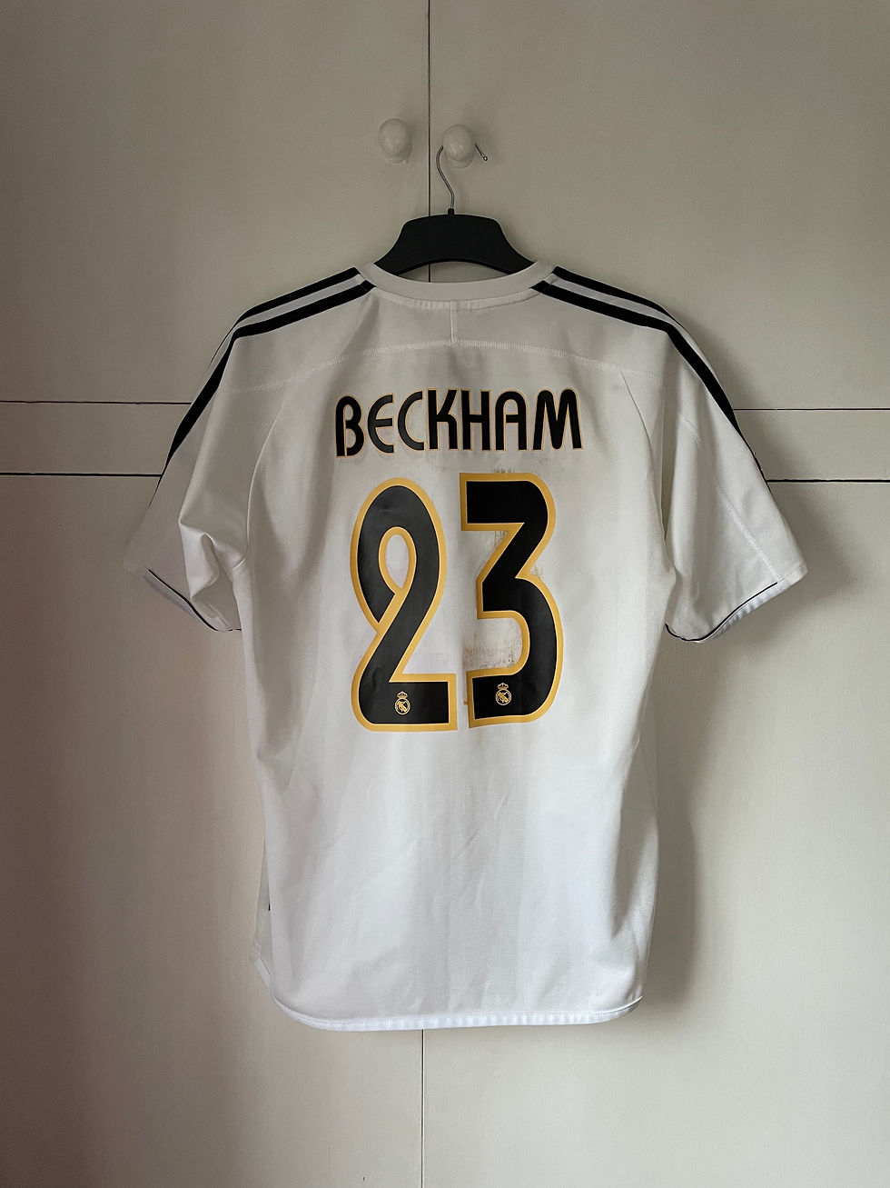 Thumbnail: 2003-04 Real Madrid Home Shirt Beckham #23 (Good) S