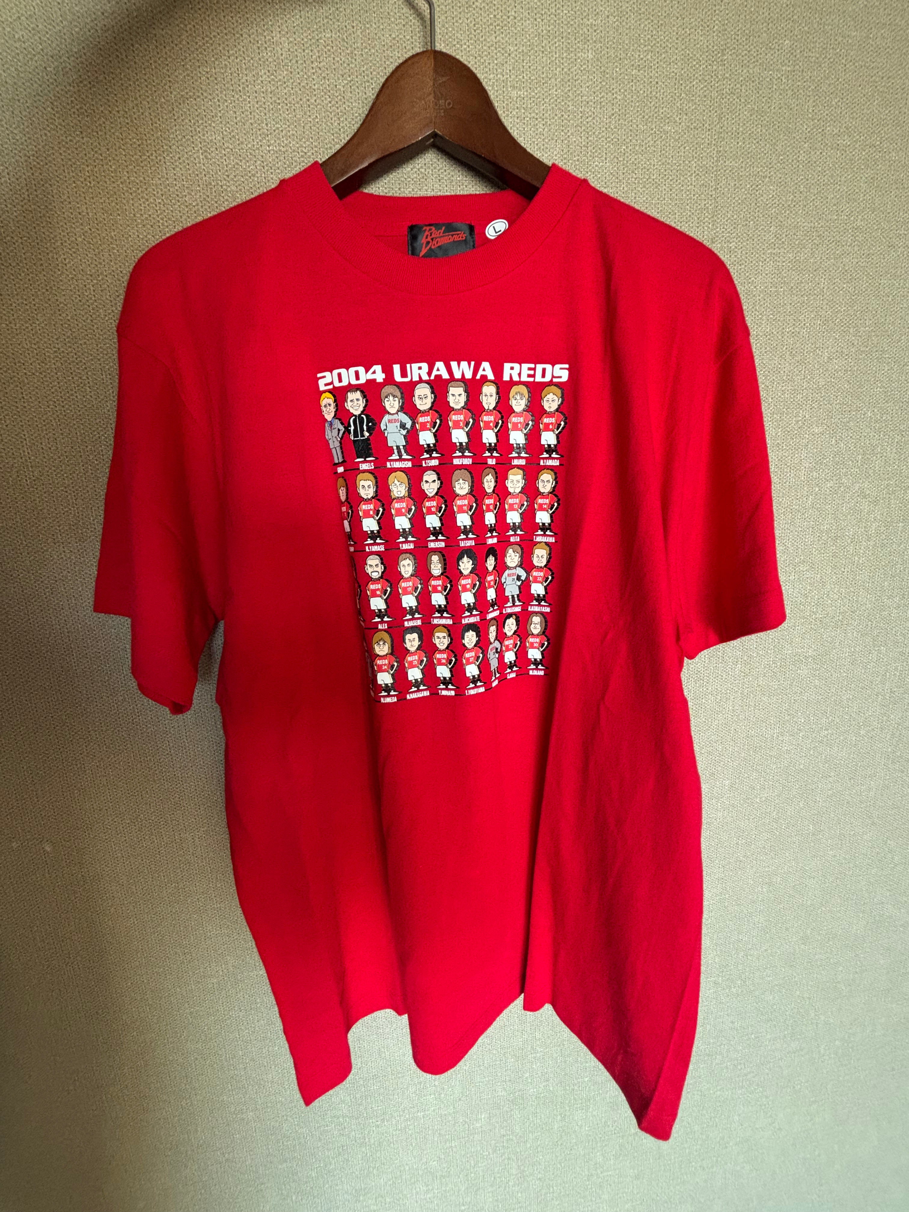 2004 Urawa Red Diamonds Graphic T-Shirt (Excellent) L