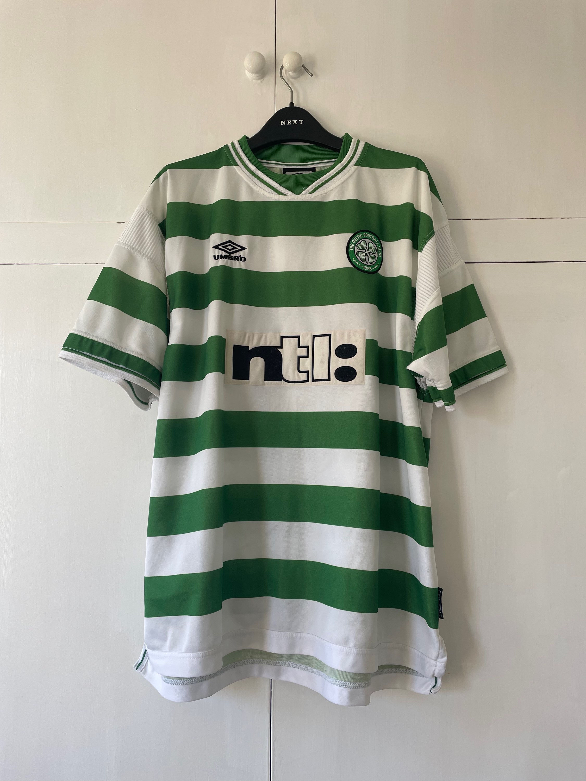 1999-01 Celtic Home Shirt (Excellent) XXL