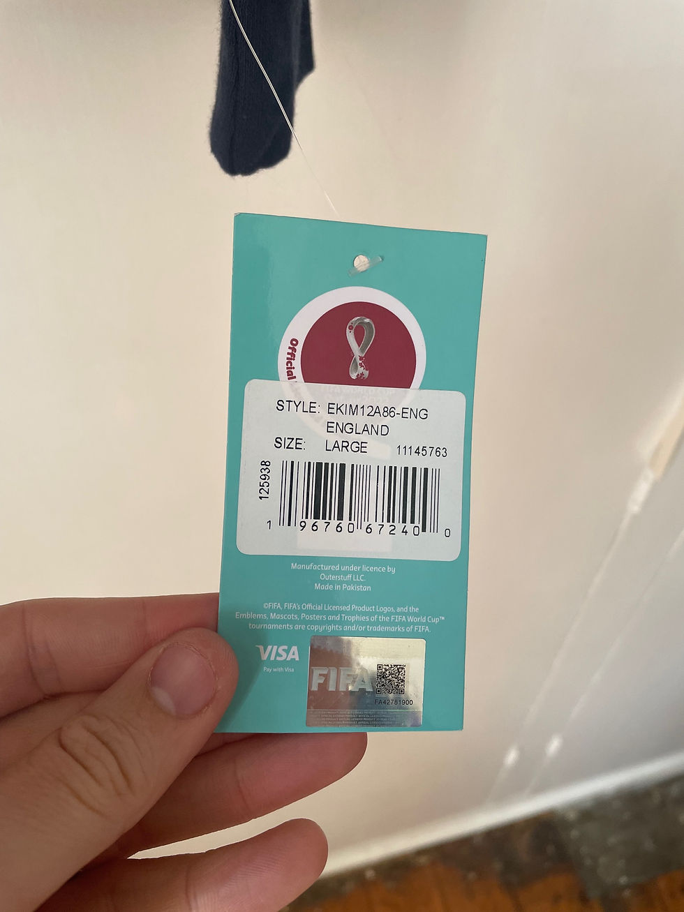 Thumbnail: 2022 England ‘Qatar 22’ Fan Hoodie *BNWT* L