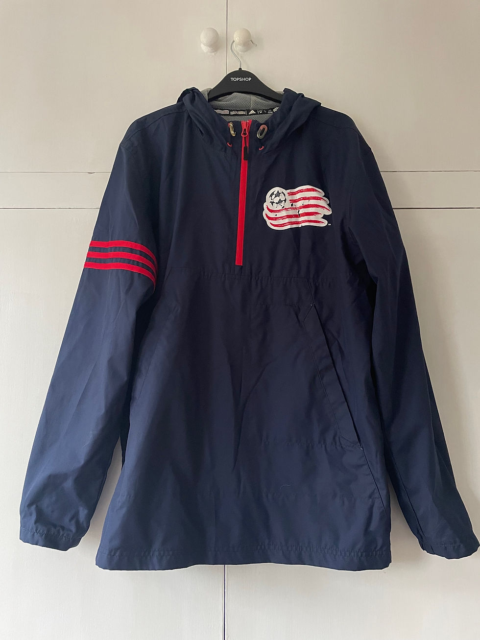 2016 New England Revolution Rain Jacket (Good) M
