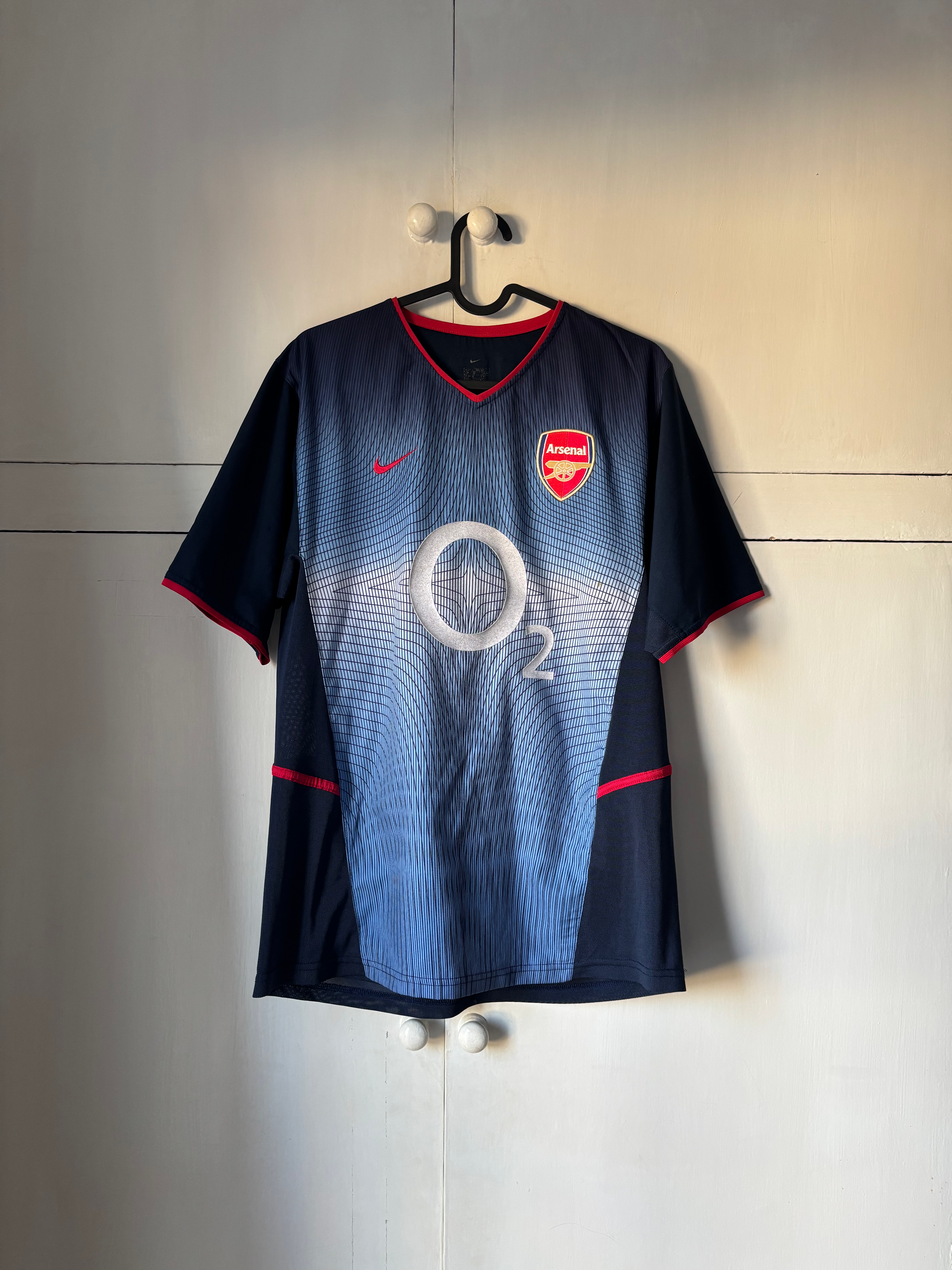 2002-04 Arsenal Away Shirt #7 PIRES (Excellent) M