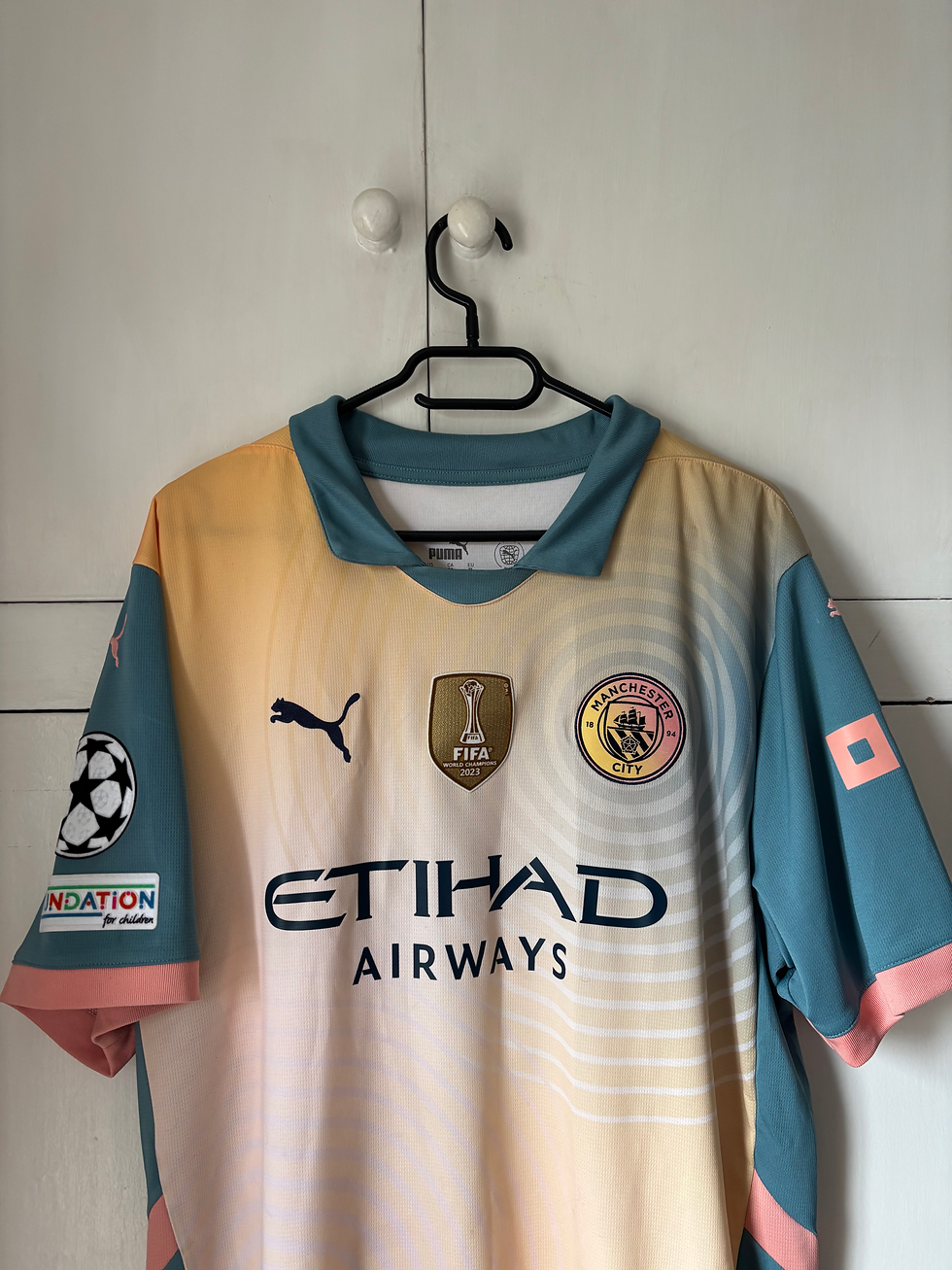 Thumbnail: 2024-25 Manchester City Fourth Shirt Haaland #9 (Excellent) XL