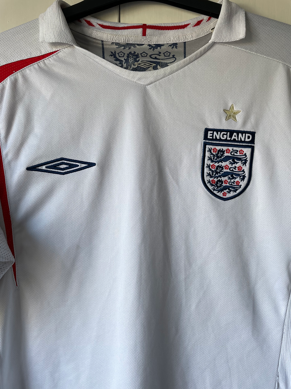 Thumbnail: 2005-07 England Home Shirt (Excellent) M
