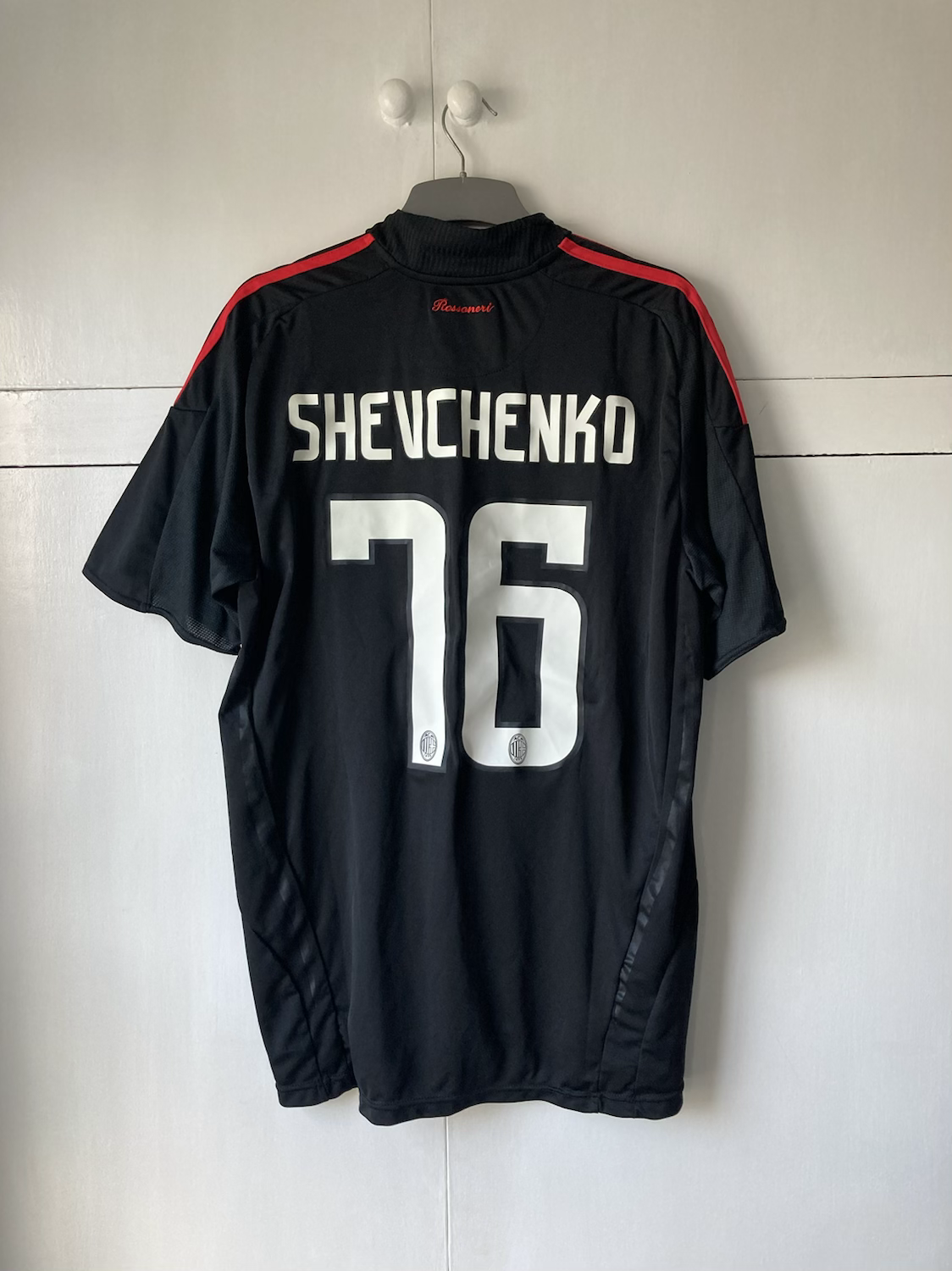 2008-09 AC Milan Third Shirt ‘Shevchenko’ #76 (Excellent) XL