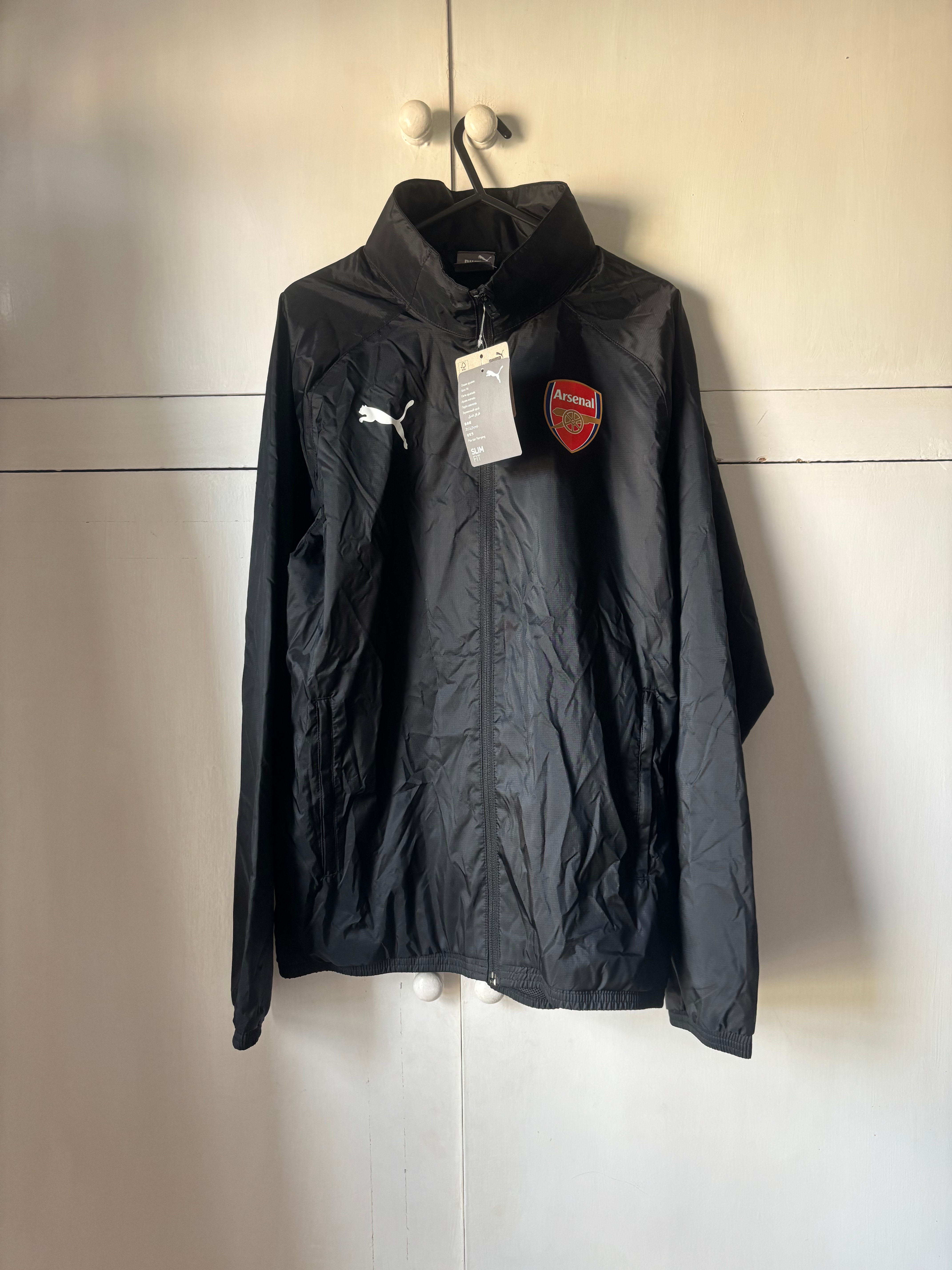 2017-18 Arsenal Puma Training Rain Jacket *BNWT* S