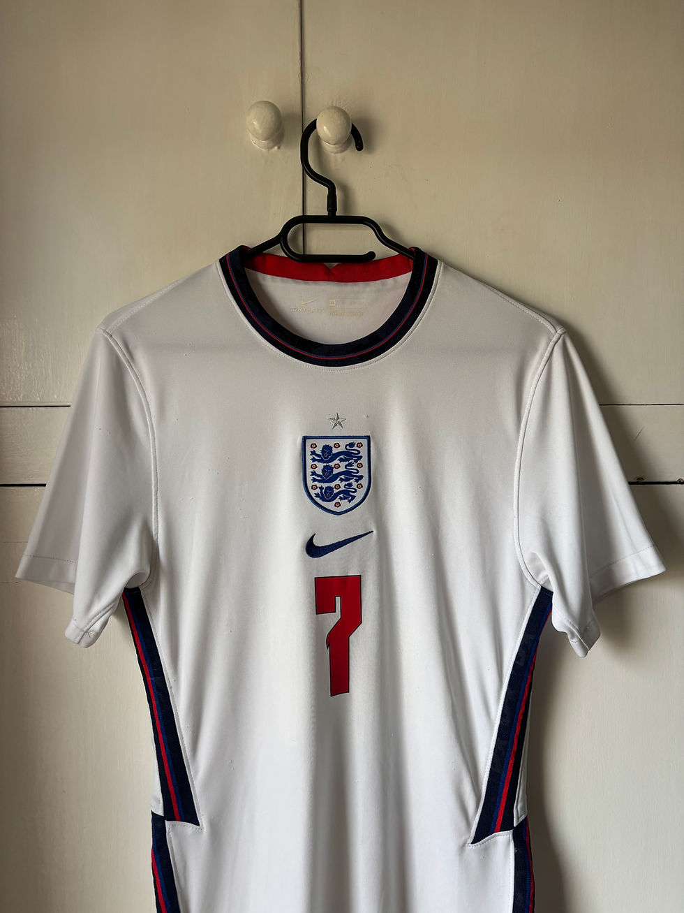 Thumbnail: 2020-22 England Home Shirt Grealish #7 (Very Good) XS