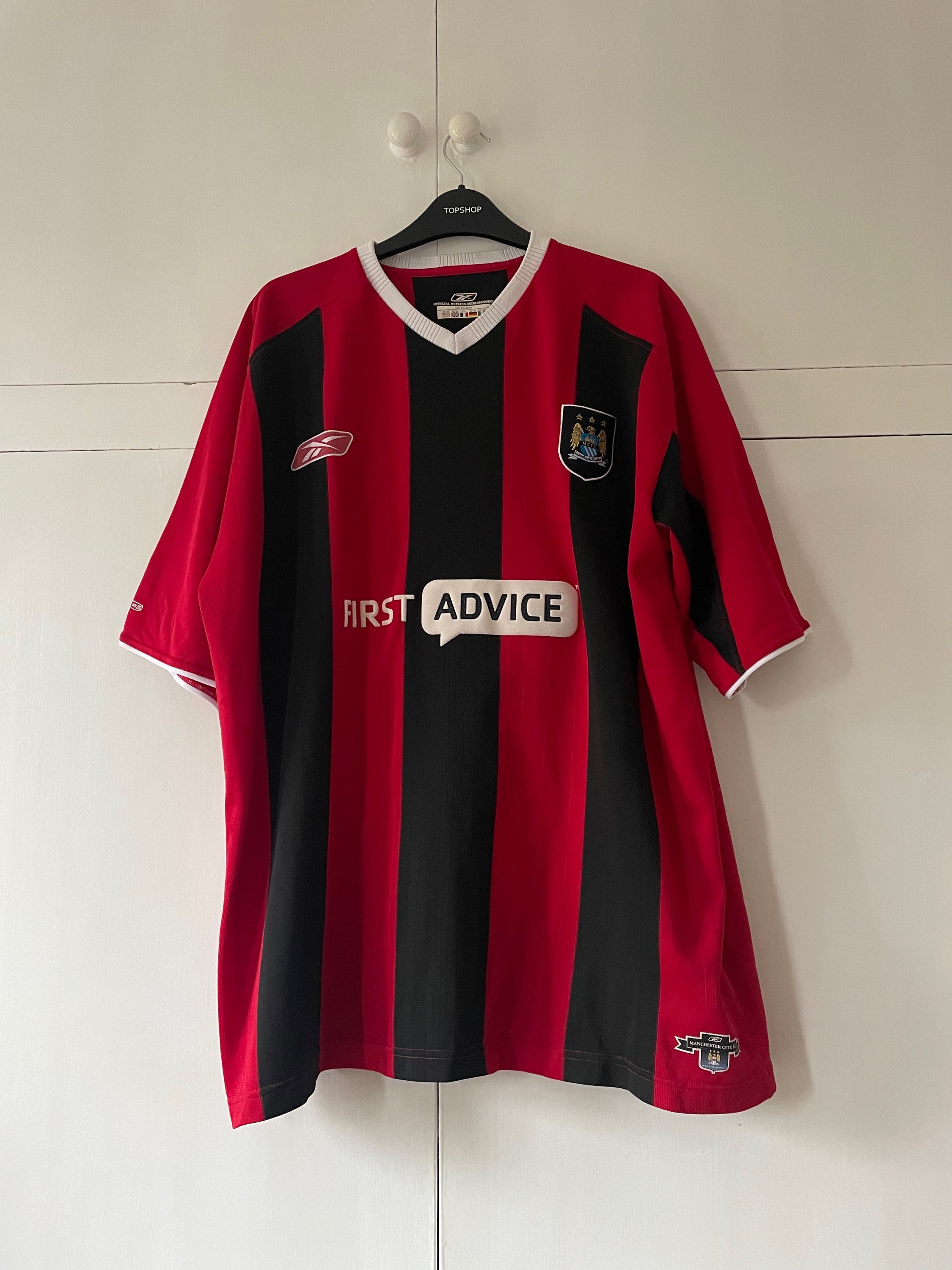 2003-04 Manchester City Away Shirt (Excellent) XXL