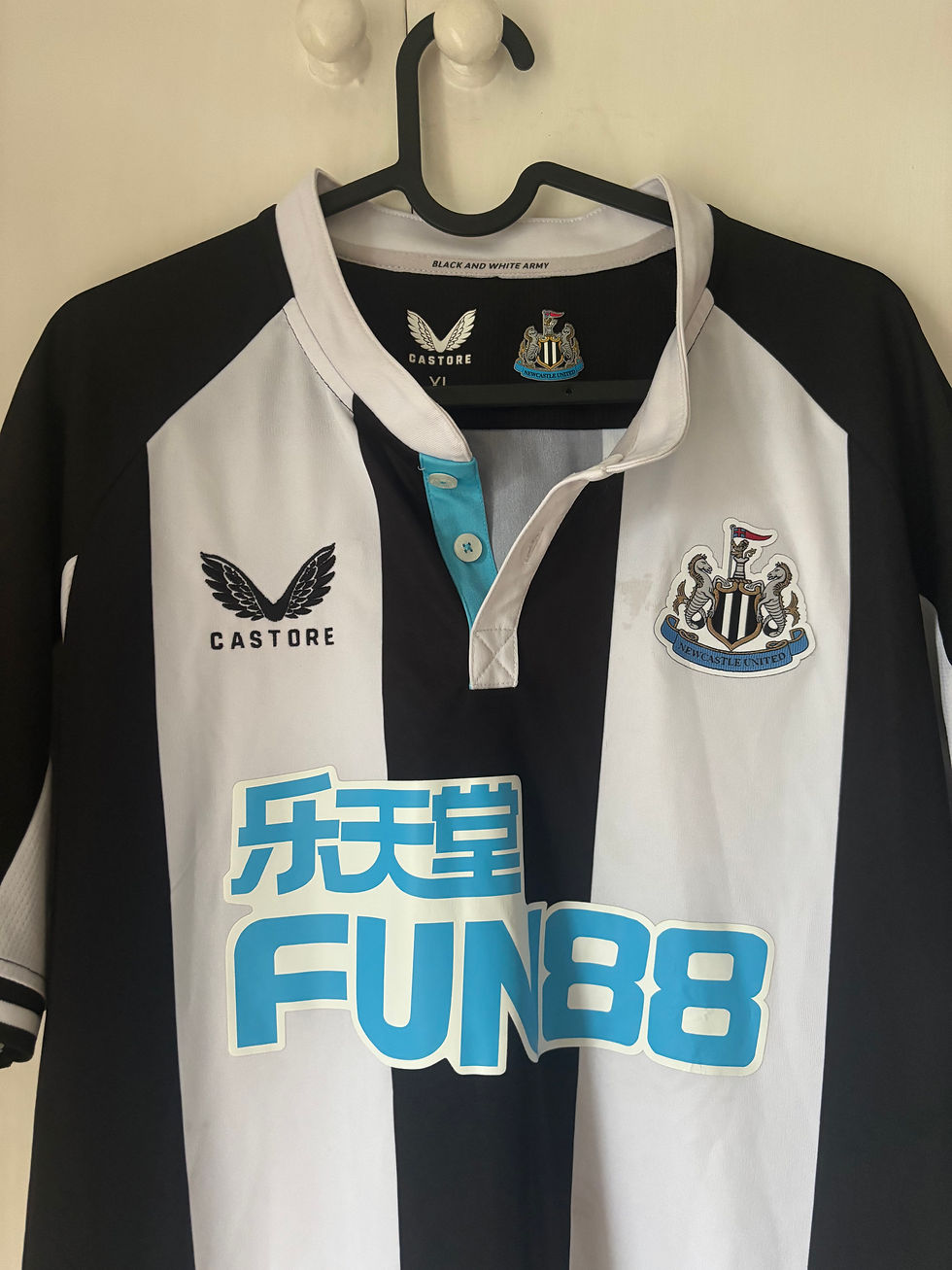 Thumbnail: 2021-22 Newcastle United Home Shirt Fraser #21 (Excellent) XL