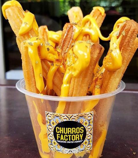 Thumbnail: Churros Fries with Nacho Cheese Sauce