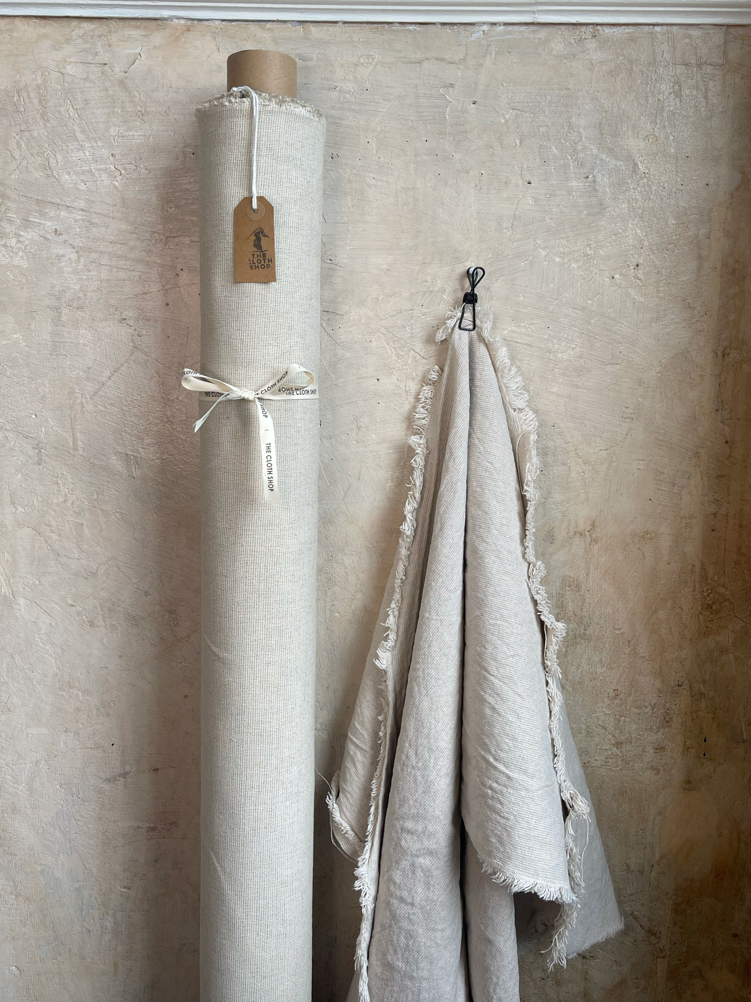 LINEN CROSS-WEAVE -BLONDE