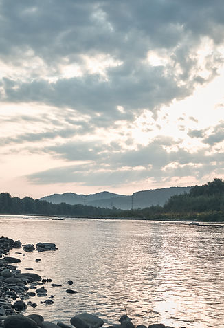River Under Clouds